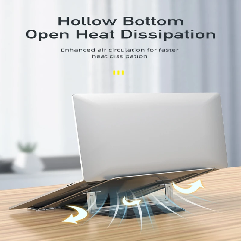Awei X30 Laptop All Metal Holder 4-Gear Adujustment Non-slip Foldable Notebook heat dissipation Stable comfortable at office easy to store Stands